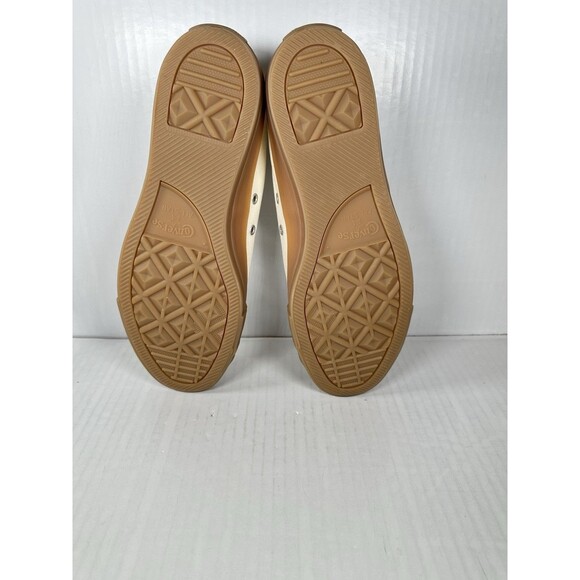 Sz 11 Converse Chuck Taylor All Star Heavy Canvas Shoes White Egret Gum A10512C - Picture 7 of 8